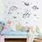 Under The Sea Whales Wall Decal Stickers - Whales Wall Decal Stickers